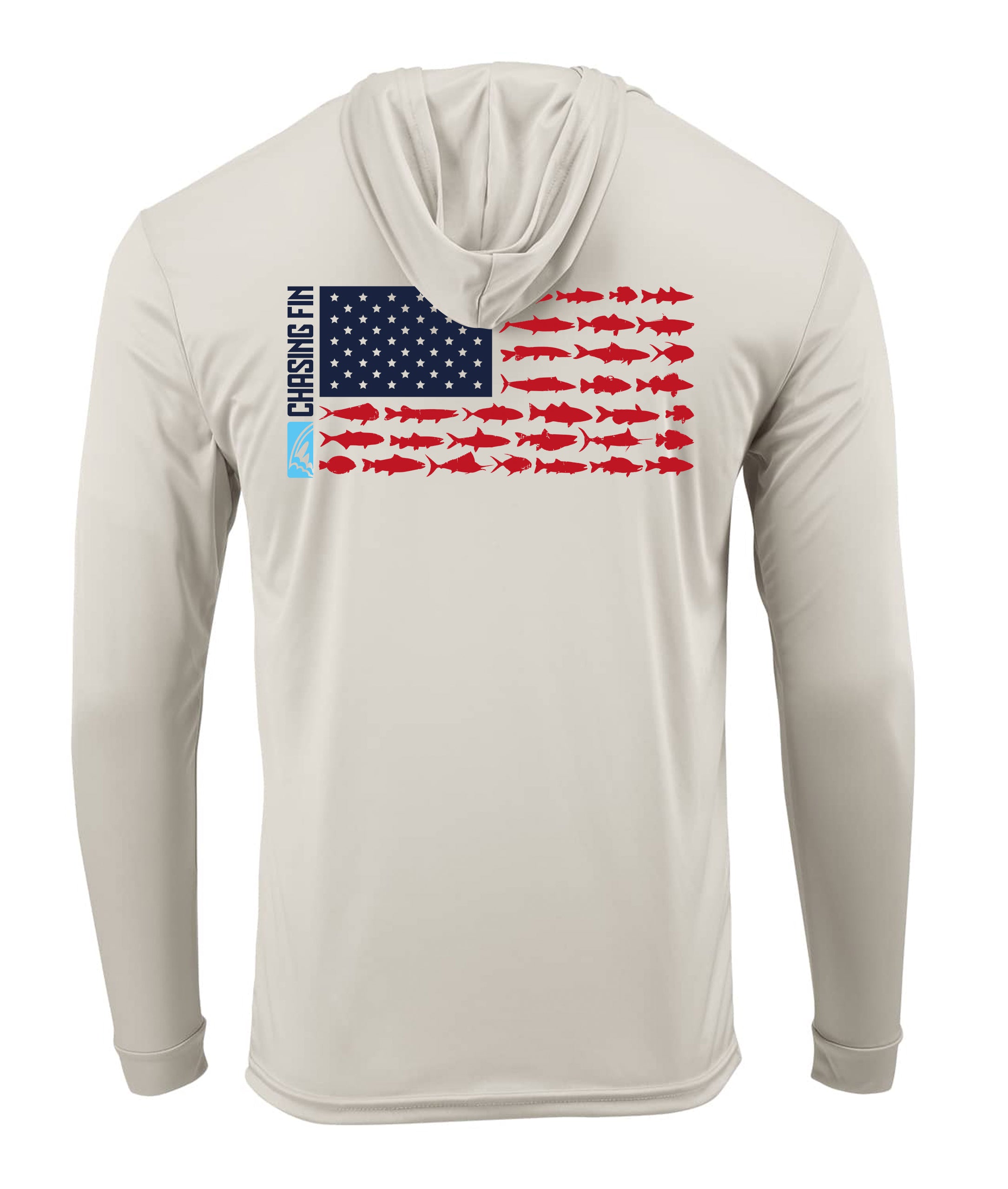 Flag New Edition Performance Hoodie - Chasing Fin Limited Edition America's
