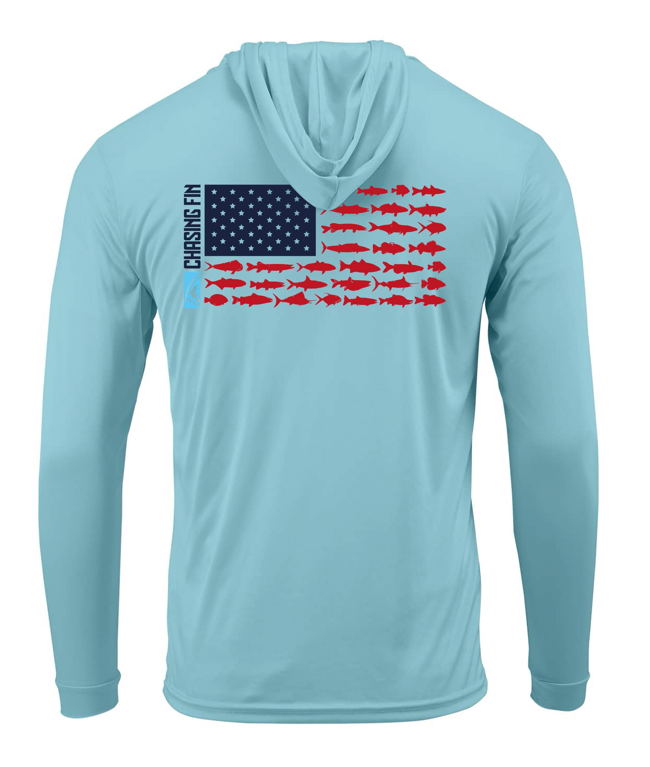 Flag New Edition Performance Hoodie - Chasing Fin Limited Edition America's
