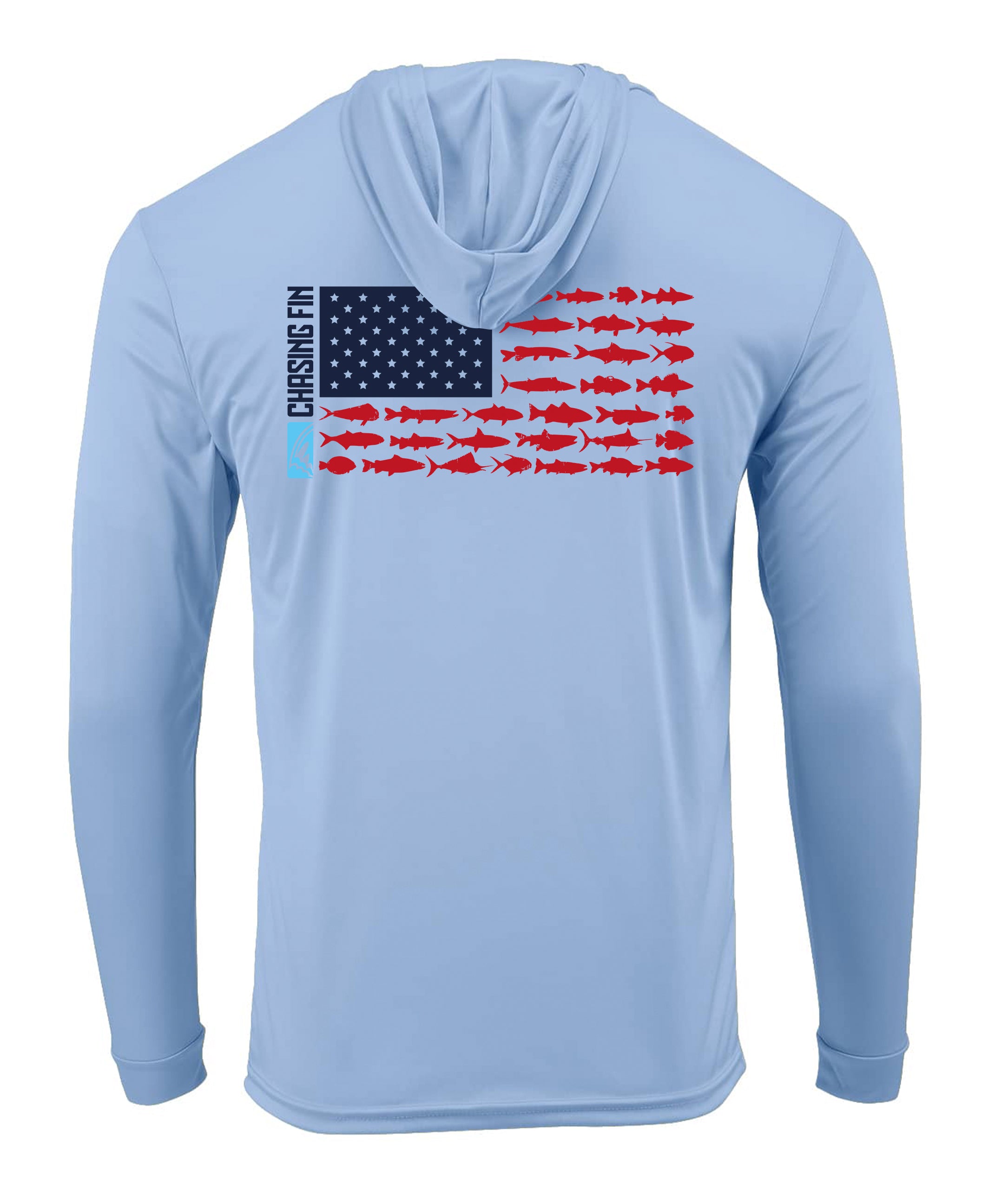 Flag New Edition Performance Hoodie - Chasing Fin Limited Edition America's
