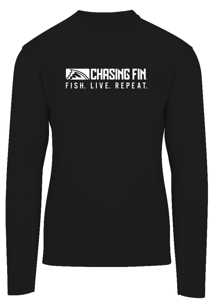 Freshwater Reaper Performance Long Sleeve Shirt Black