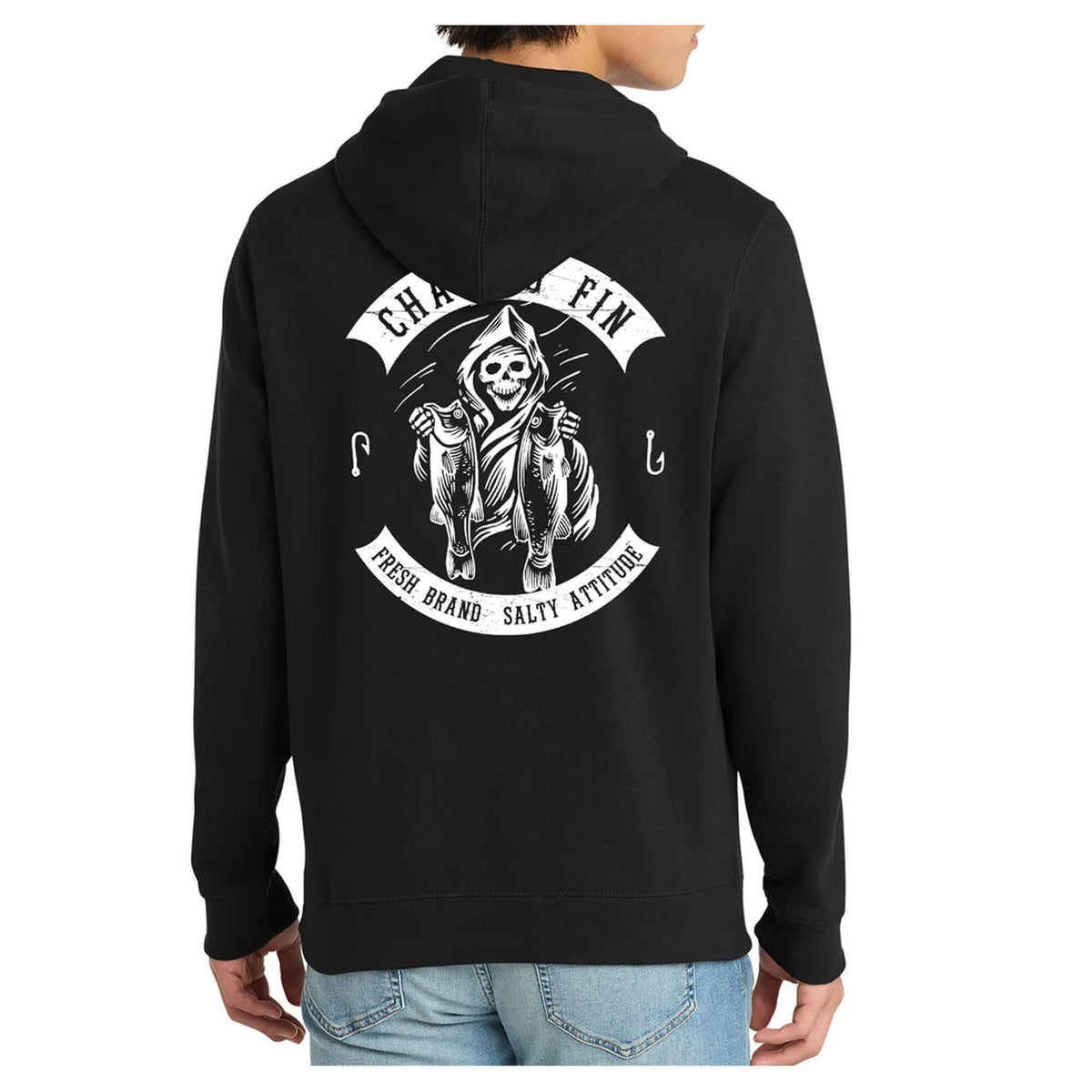 Freshwater Reaper Fleece Pullover Hoodie - New arrival