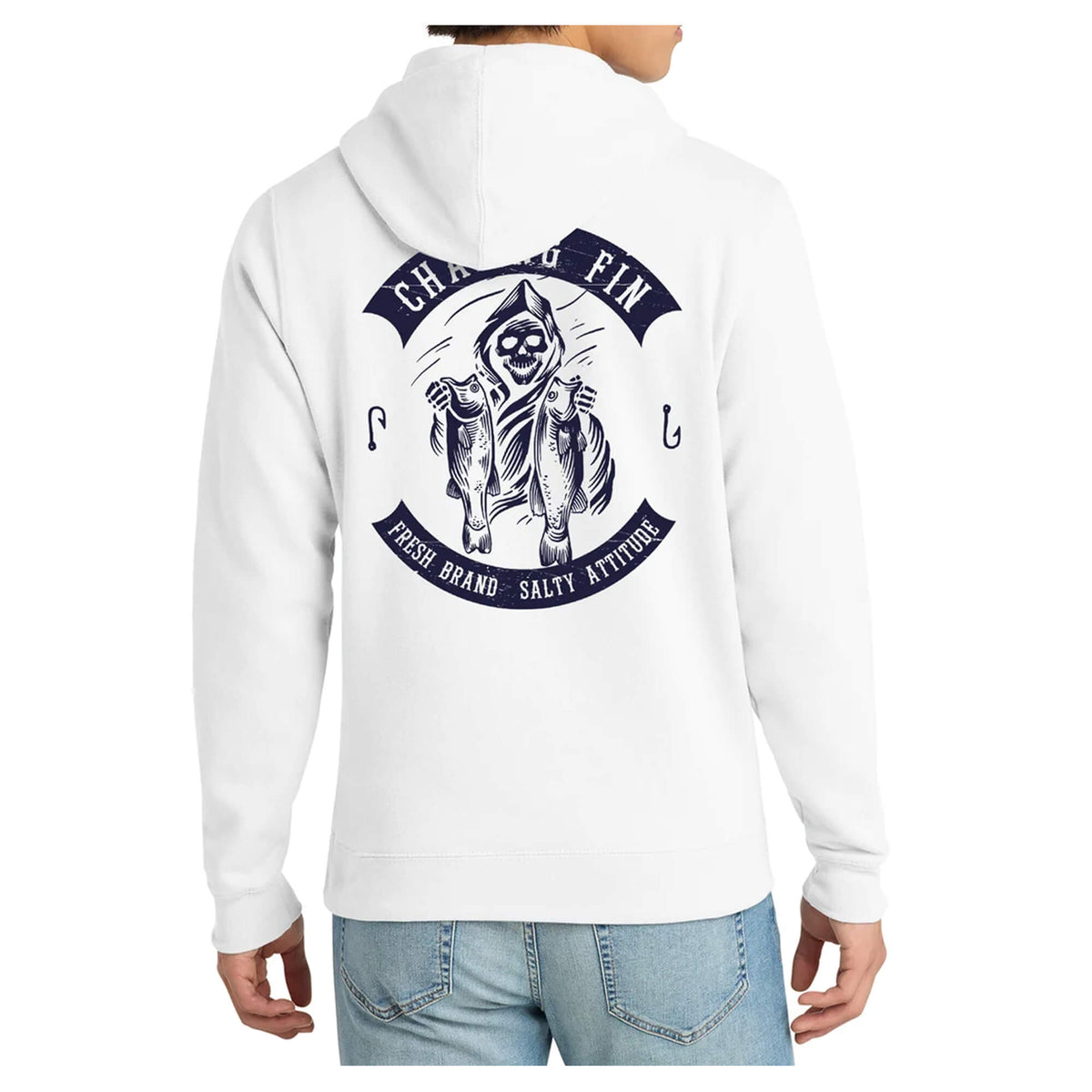Freshwater Reaper Fleece Pullover Hoodie - New arrival