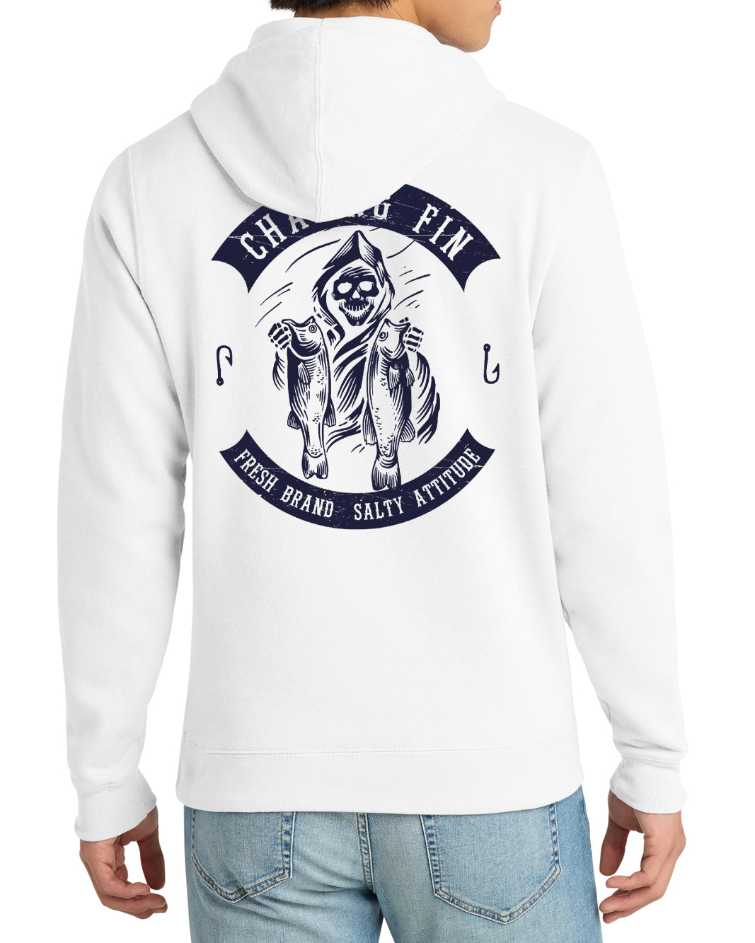 Freshwater Reaper Fleece Pullover Hoodie - New arrival
