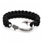 Garnet Precious Stone 950 Silver Signature Hook Cobra Bracelet – Artisan Legacy™ Black Edition