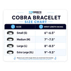Garnet Precious Stone 950 Silver Signature Hook Cobra Bracelet – Artisan Legacy™ Black Edition