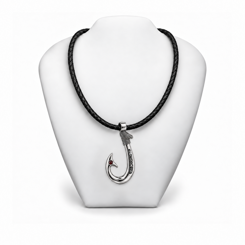 Garnet 950 Silver Signature Hook - Artisan Legacy™