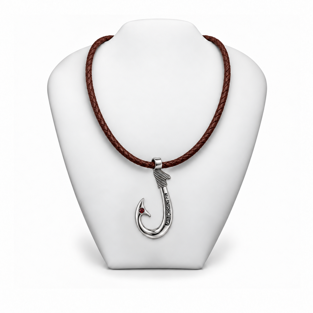 Garnet 950 Silver Signature Hook - Artisan Legacy™