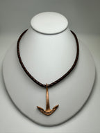 Genuine Leather Anchor Limited Edition Necklace
