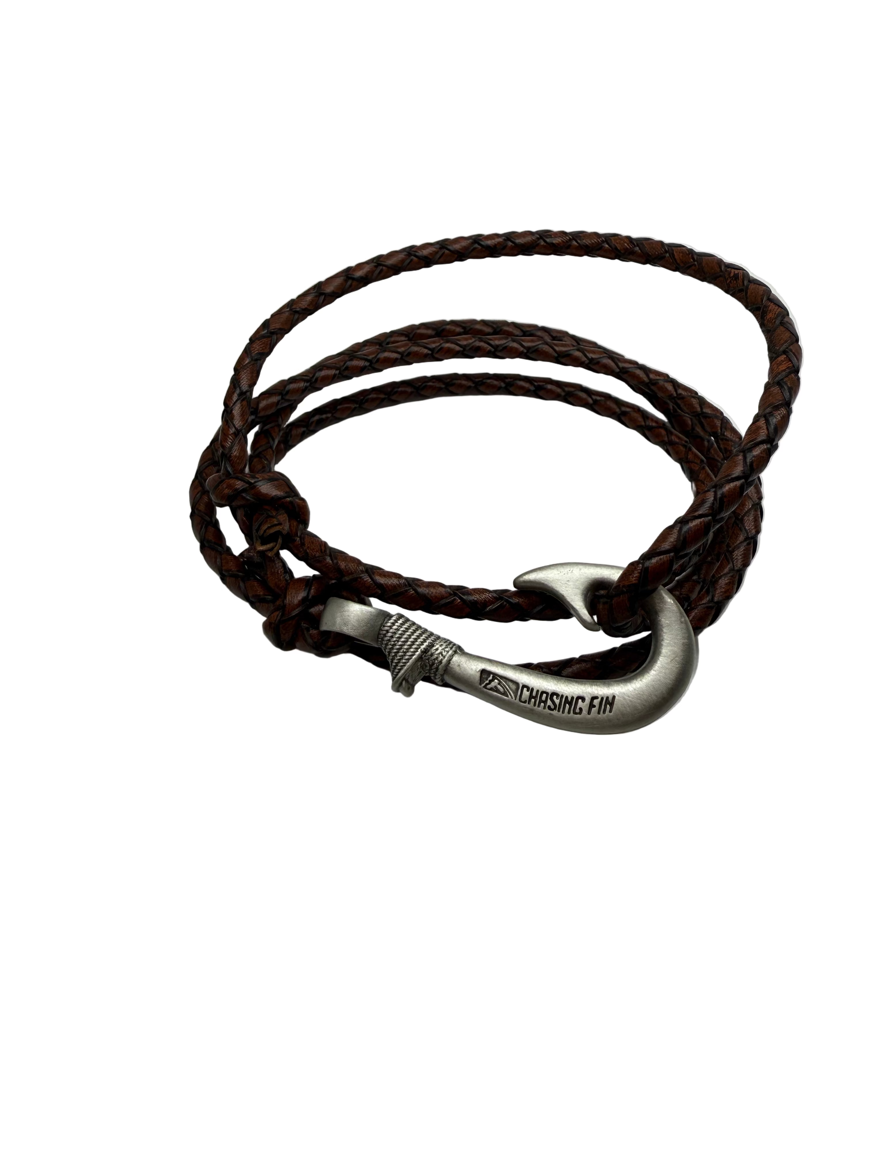Genuine Leather Fish Hook Bracelet | Anklet
