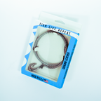 Genuine Leather Necklace Fish Hook with Magnetic Lock Clasp -New Edition
