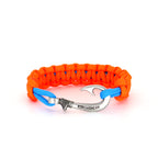 Glow Fish Cobra Braid Fish Hook Bracelet-Glow in the Dark
