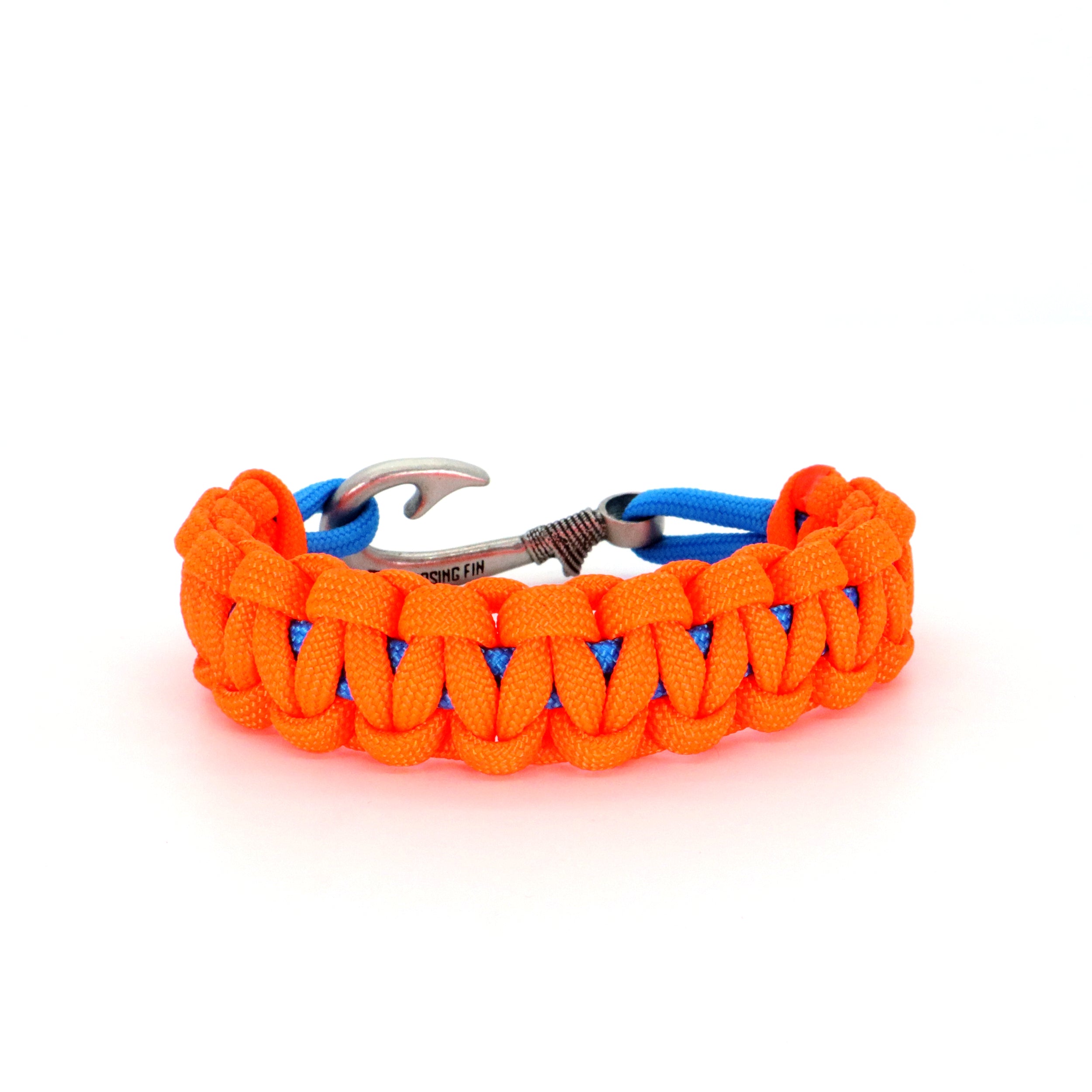 Glow Fish Cobra Braid Fish Hook Bracelet-Glow in the Dark

