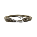 Gold Diamonds Fish Hook Bracelet | Anklet
