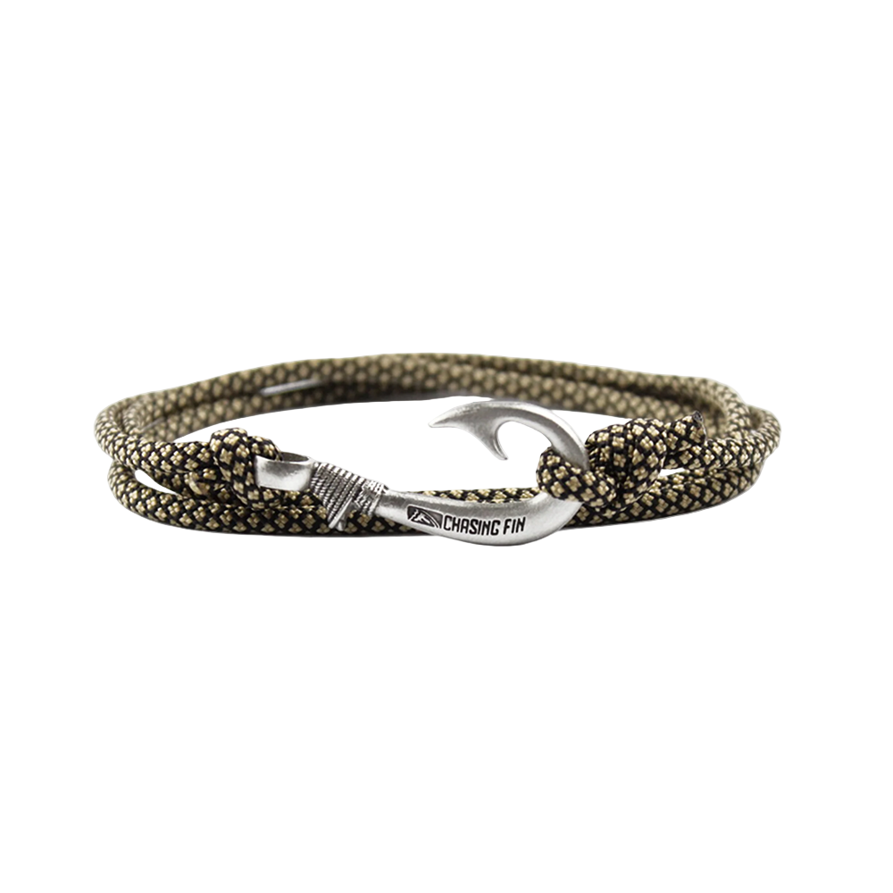 Gold Diamonds Fish Hook Bracelet | Anklet
