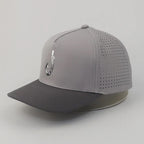Grey Performance Patented 3D Fish Hook 5-Panel Hat
