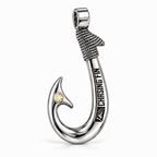 Citrine 950 Solid Silver Signature Hook - Artisan Legacy™