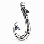 Sapphire 950 Solid Silver Signature Hook - Artisan Legacy™