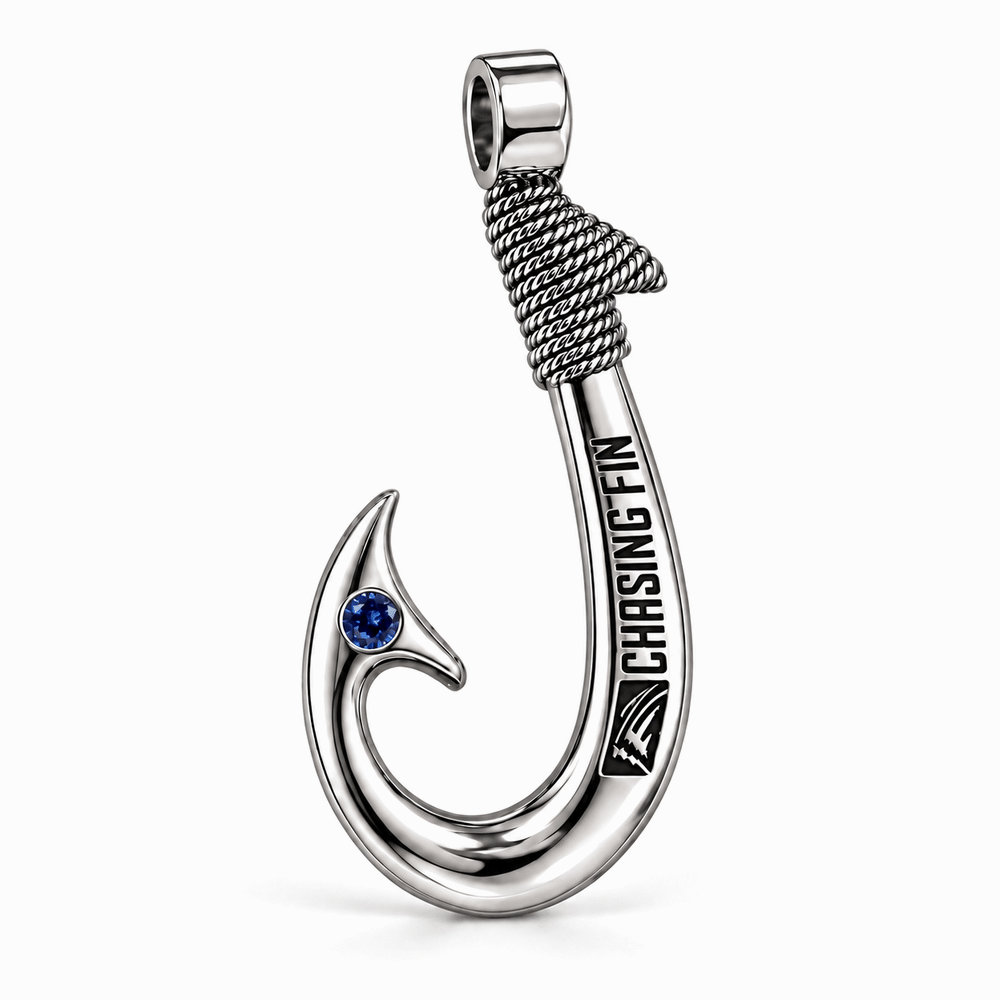 Sapphire 950 Solid Silver Signature Hook - Artisan Legacy™