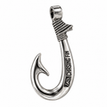 Artisan Legacy Collection – Handcrafted 950 Silver Signature Hook Pendant