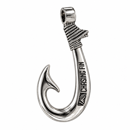 Artisan Legacy Collection – Handcrafted 950 Silver Signature Hook Pendant