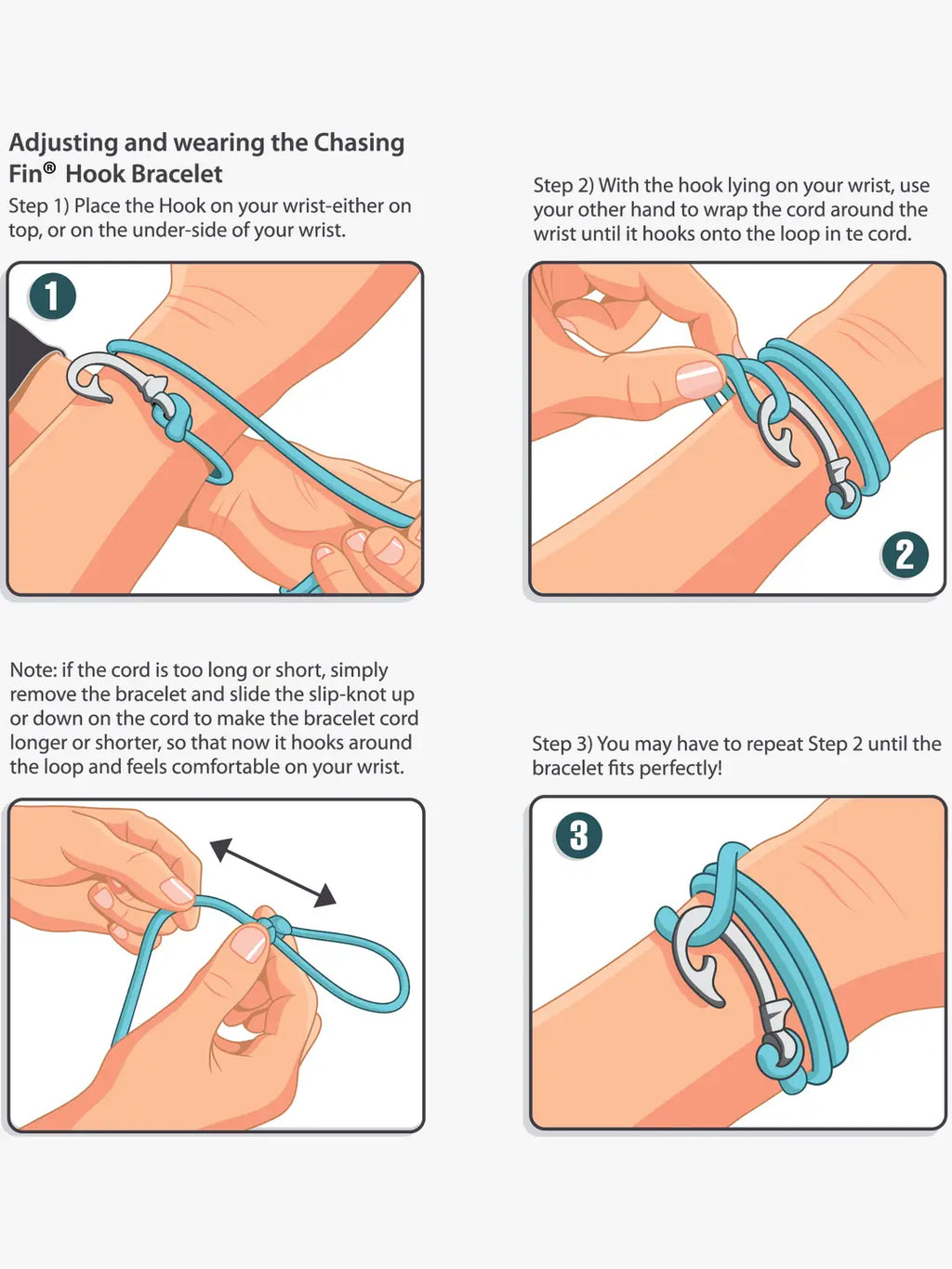 Acid Brown Fish Hook Bracelet | Anklet