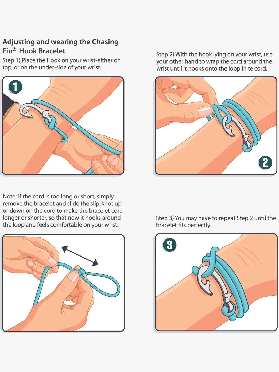 Acid Brown Fish Hook Bracelet | Anklet