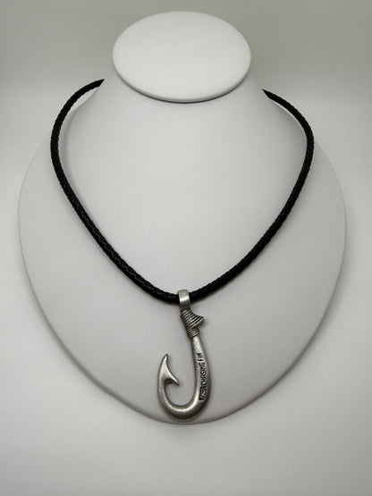 Genuine Leather Fish Hook  New Edition Necklace