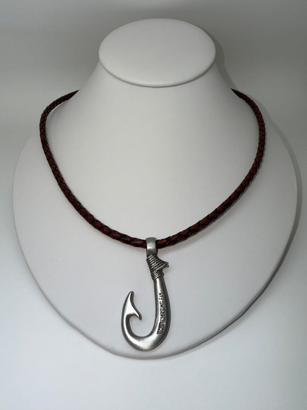 Genuine Leather Fish Hook  New Edition Necklace