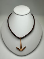Genuine Leather Anchor Limited Edition Necklace