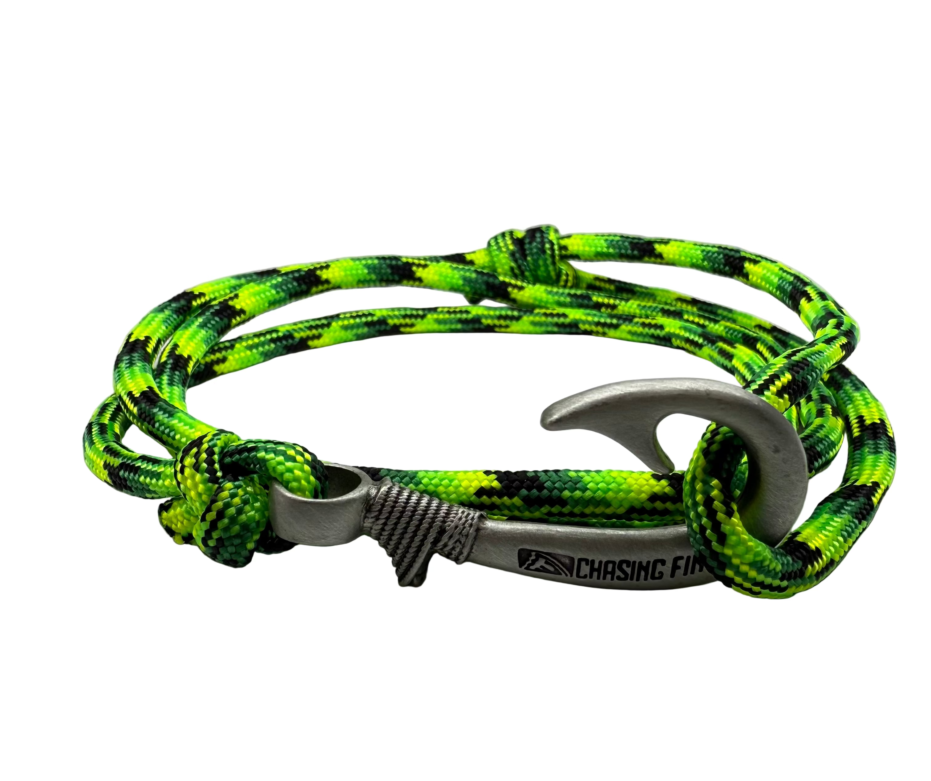 Gecko Adjustable Fish Hook Bracelet | Anklet. Glow in the dark