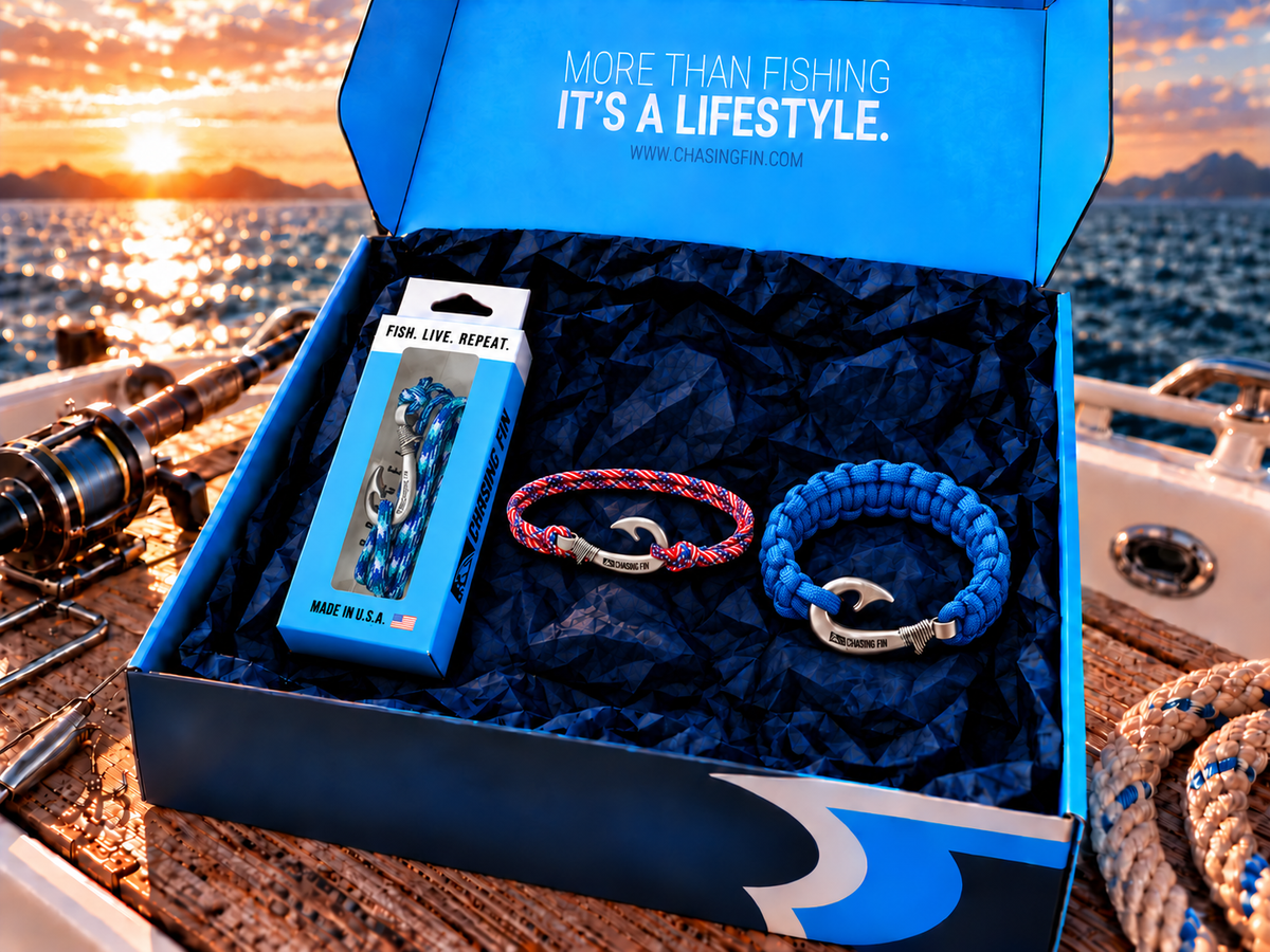 Fishing Jewelry Gift Box - Fish Hook Bracelets Gift Set
