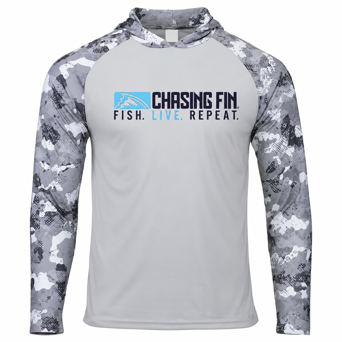 Chasing Fin / FISH. LIVE. REPEAT Tortuga Mangrove Camo Hoodie