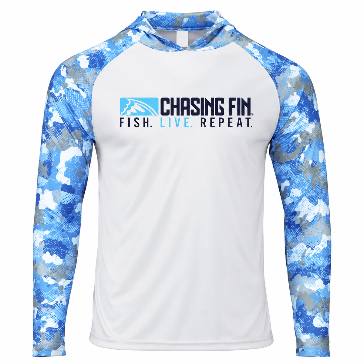 Chasing Fin / FISH. LIVE. REPEAT Tortuga Mangrove Camo Hoodie
