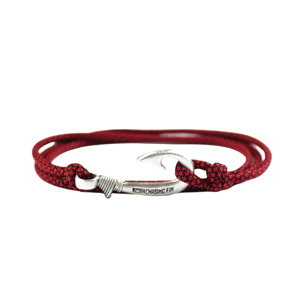 Imperial Red Diamonds Fish Hook Bracelet | Anklet
