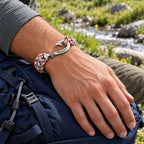 Iraqi Veteran Cobra Braid Fish Hook Bracelet
