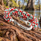 Iraqi Veteran Cobra Braid Fish Hook Bracelet