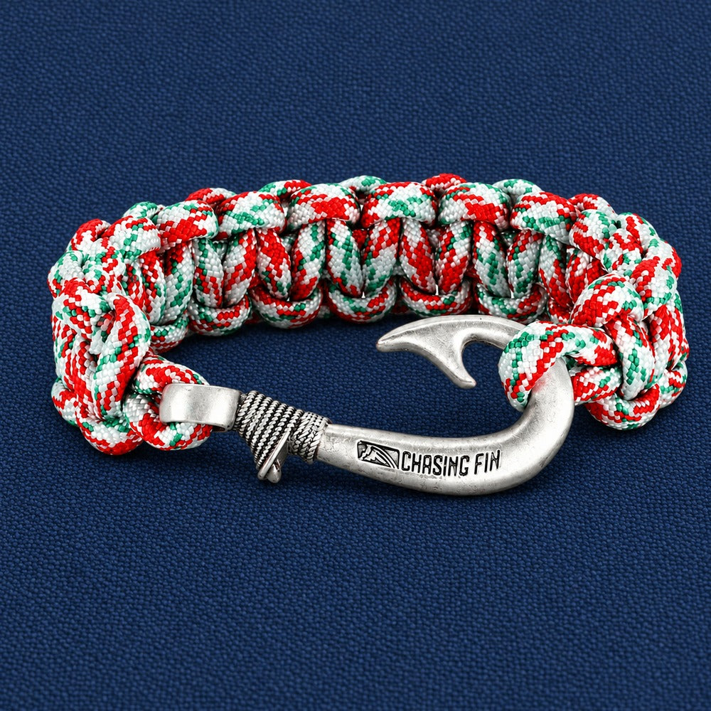 Iraqi Veteran Cobra Braid Fish Hook Bracelet