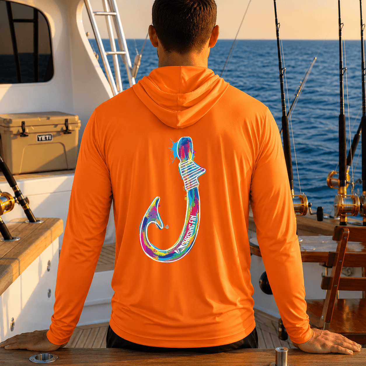 Kona Hook - Performance Long Sleeve Shirt with Hoodie
