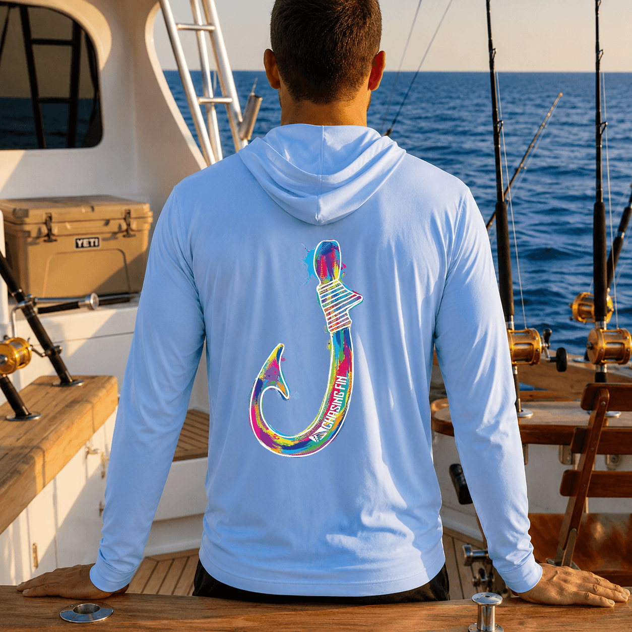 Kona Hook - Performance Long Sleeve Shirt with Hoodie
