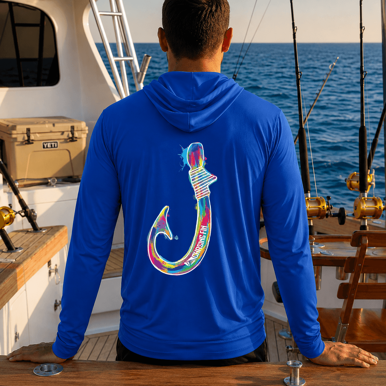 Kona Hook - Performance Long Sleeve Shirt with Hoodie
