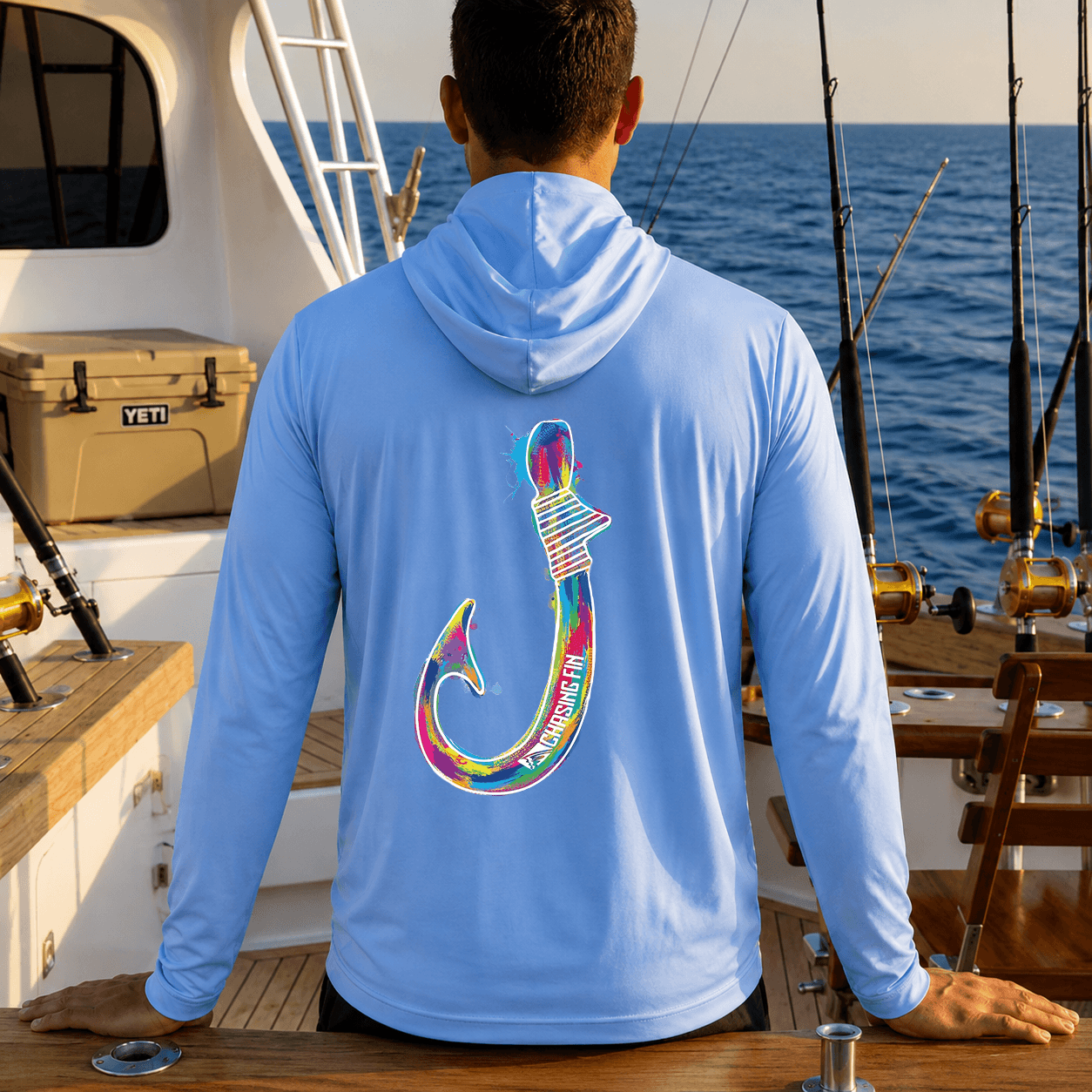 Kona Hook - Performance Long Sleeve Shirt with Hoodie
