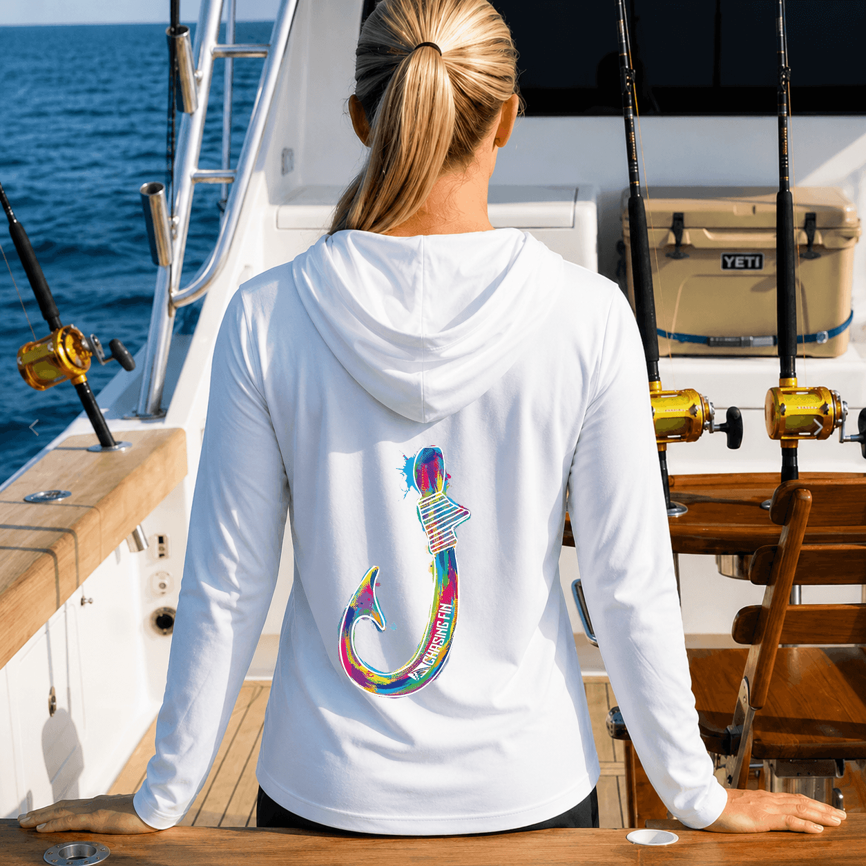 Solar Performance Hoodie-Kona Hook Ladies