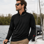 Born to Cast - Performance Quarter Zip Pullover | UPF 50+ Outdoor