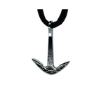 Limited Edition Black Paracord Necklace and Cobra Bracelet with Chasing Fin Anchor
