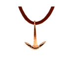 Limited Edition Rust Paracord Necklace and Cobra Bracelet with Chasing Fin Anchor
