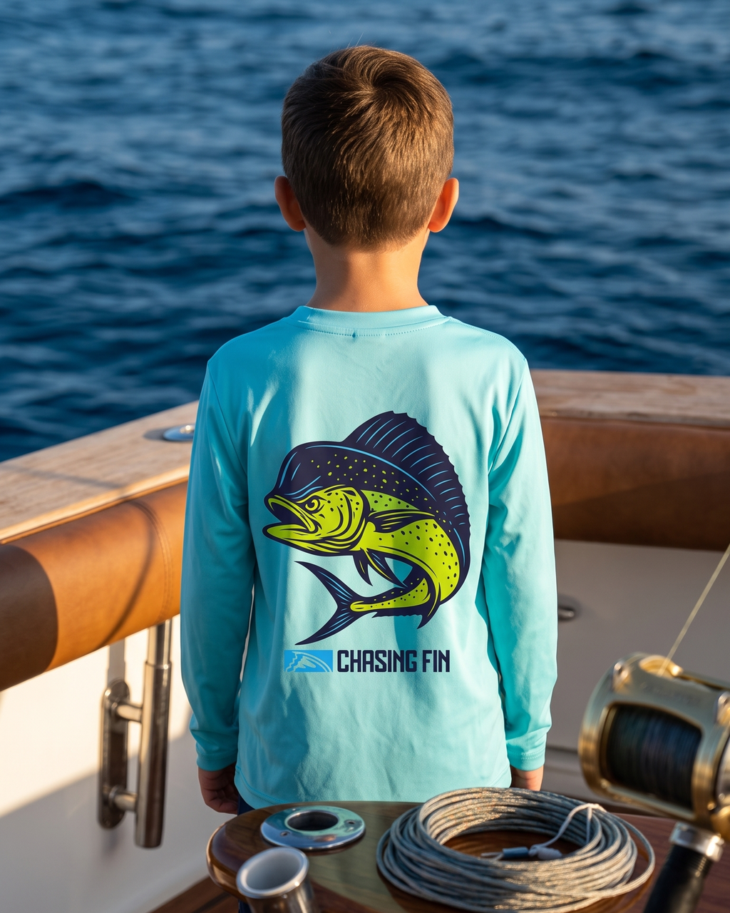 Mahi Mahi Youth Performance Long Sleeve Shirt