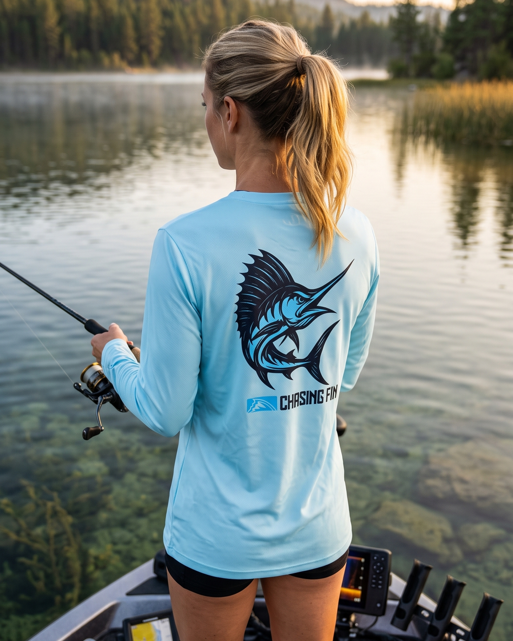 Marlin Ladies Long Islander Performance Long Sleeve Shirt