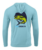 Mahi Mahi Long Sleeve Performance Hoodie Shirt
