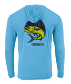Mahi Mahi Long Sleeve Performance Hoodie Shirt
