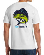 Mahi Mahi Madness Blue T shirt - Chasing Fin New Edition
